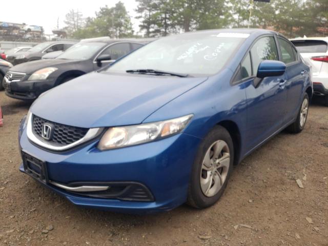 Photo 2 from auction – 2014 HONDA CIVIC LX with VIN 2HGFB2F58EH542003