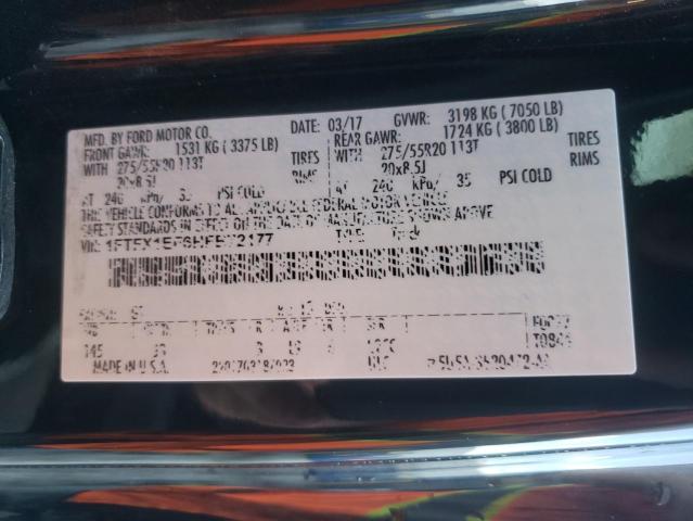 Photo 10 from auction – 2017 FORD F150 SUPER with VIN 1FTFX1EF6HFB72177