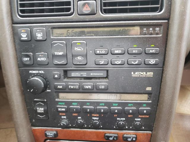 Photo 9 from auction – 1992 LEXUS LS 400 with VIN JT8UF11EXN0116893
