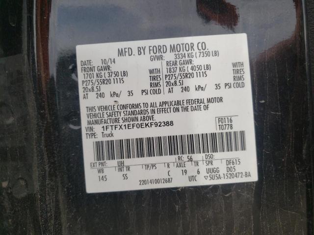 Photo 10 from auction – 2014 FORD F150 SUPER with VIN 1FTFX1EF0EKF92388