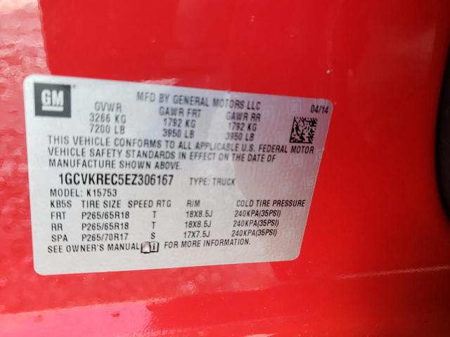 Photo 10 from auction – 2014 CHEVROLET SILVERADO with VIN 1GCVKREC5EZ306167