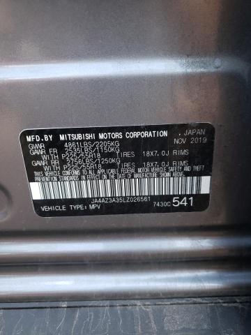 Photo 10 from auction – 2020 MITSUBISHI OUTLANDER with VIN JA4AZ3A35LZ026561
