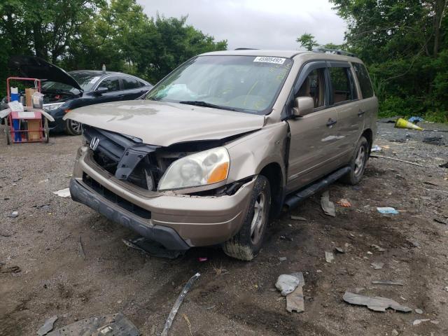 Photo 2 from auction – 2004 HONDA PILOT EX with VIN 2HKYF18464H621170