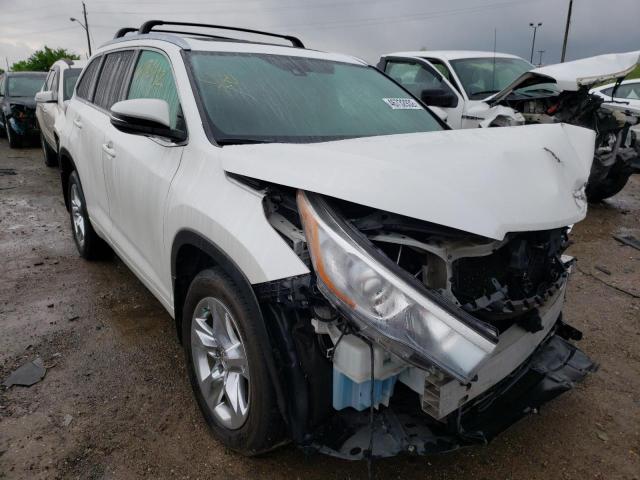 TOYOTA HIGHLANDER 2015 with VIN 5TDDKRFH6FS119643 - Photo from auction