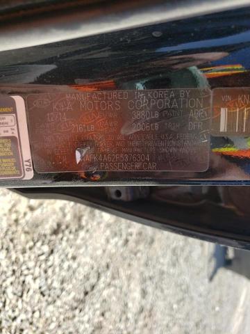 Photo 10 from auction – 2015 KIA FORTE LX with VIN KNAFK4A62F5376304