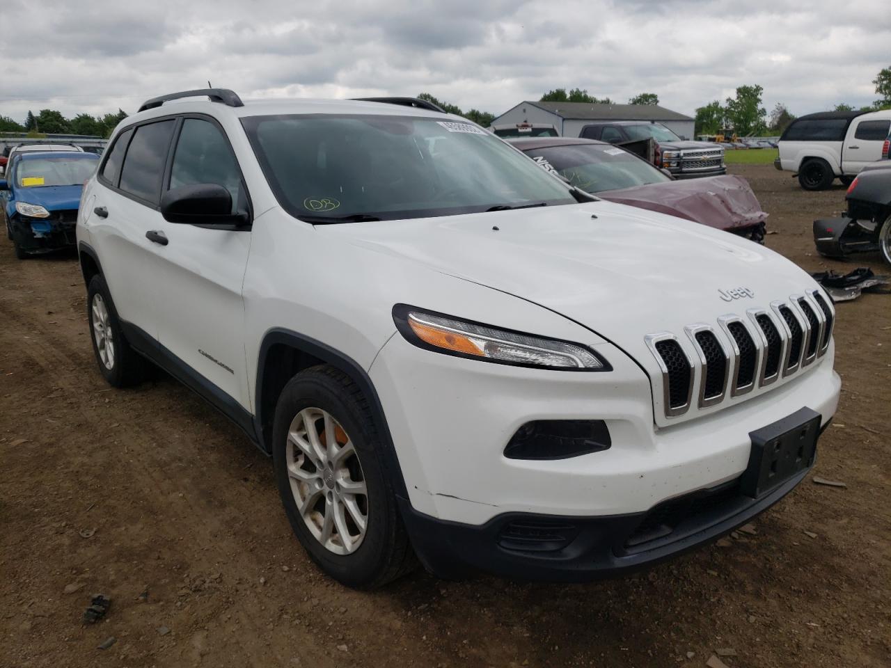 Photo 1 from auction – 2016 JEEP CHEROKEE S with VIN 1C4PJMAB6GW182748