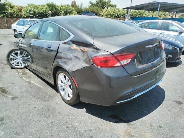 Photo 3 from auction – 2015 CHRYSLER 200 LIMITE with VIN 1C3CCCABXFN578340