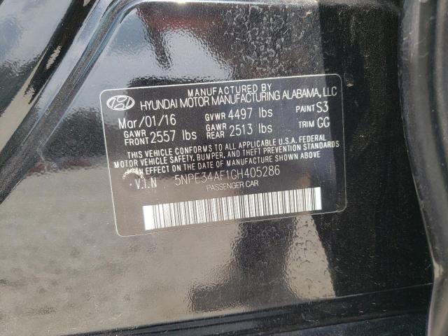 Photo 10 from auction – 2016 HYUNDAI SONATA SPO with VIN 5NPE34AF1GH405286