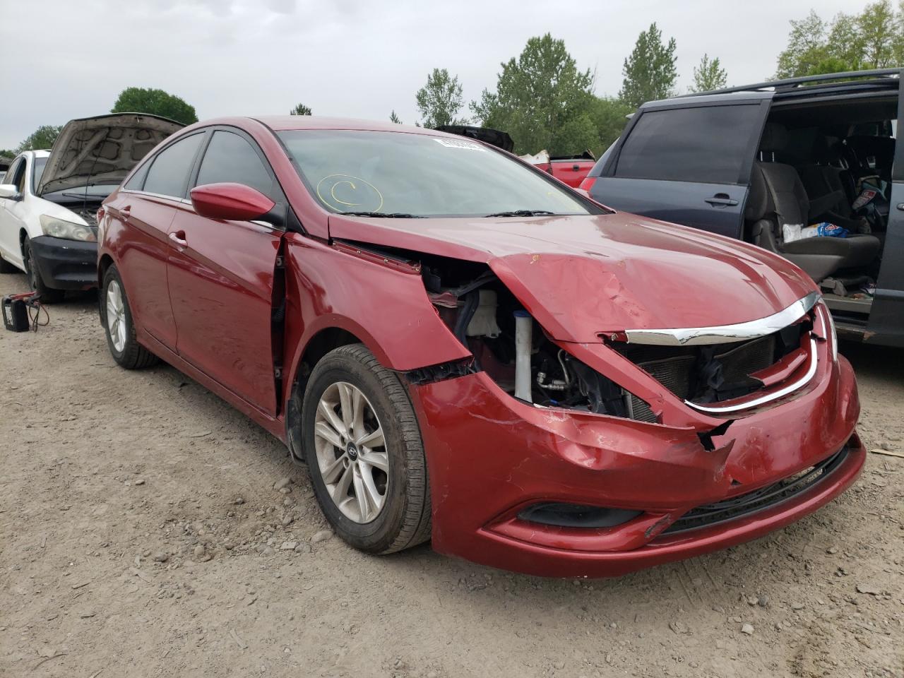 HYUNDAI SONATA GLS 2012 with VIN 5NPEB4AC7CH470923 - Photo from auction