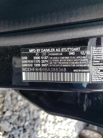 Photo 10 from auction – 2011 MERCEDES-BENZ E 350 4MAT with VIN WDDHF8HB9BA388368