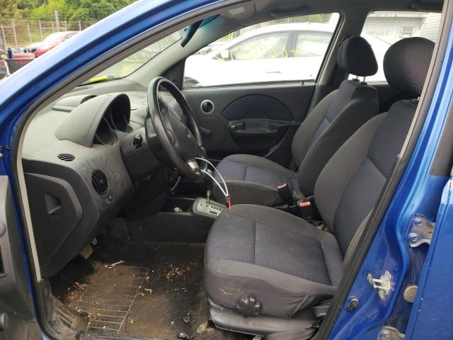 Photo 5 from auction – 2007 CHEVROLET AVEO BASE with VIN KL1TD66607B788655