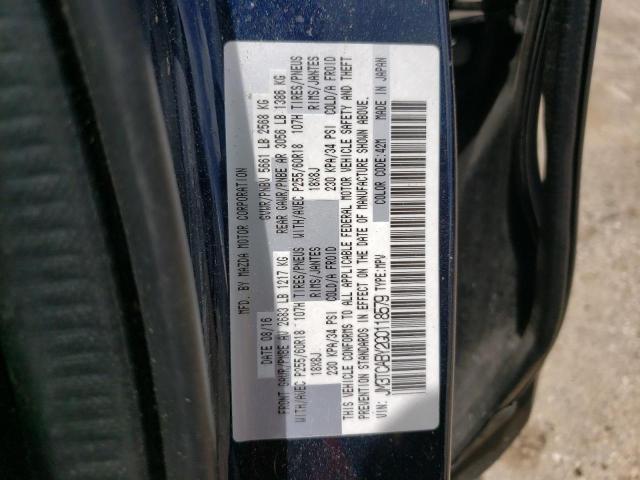 Photo 10 from auction – 2016 MAZDA CX-9 TOURI with VIN JM3TCABY2G0118579