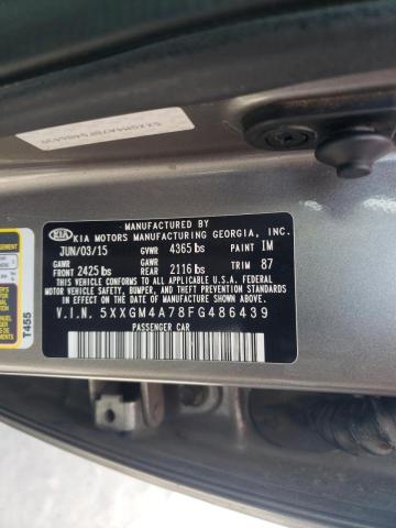 Photo 10 from auction – 2015 KIA OPTIMA LX with VIN 5XXGM4A78FG486439