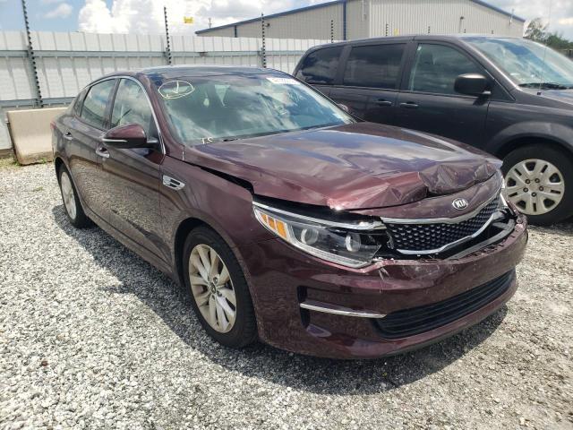 KIA OPTIMA EX 2016 with VIN 5XXGU4L3XGG089536 - Photo from auction