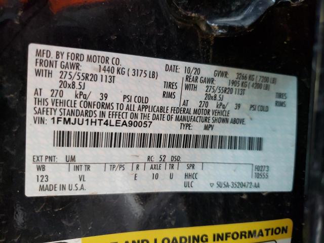 Photo 10 from auction – 2020 FORD EXPEDITION with VIN 1FMJU1HT4LEA90057