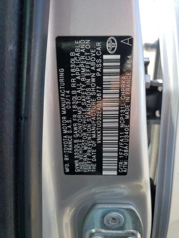Photo 10 from auction – 2014 TOYOTA YARIS with VIN VNKKTUD32EA010677