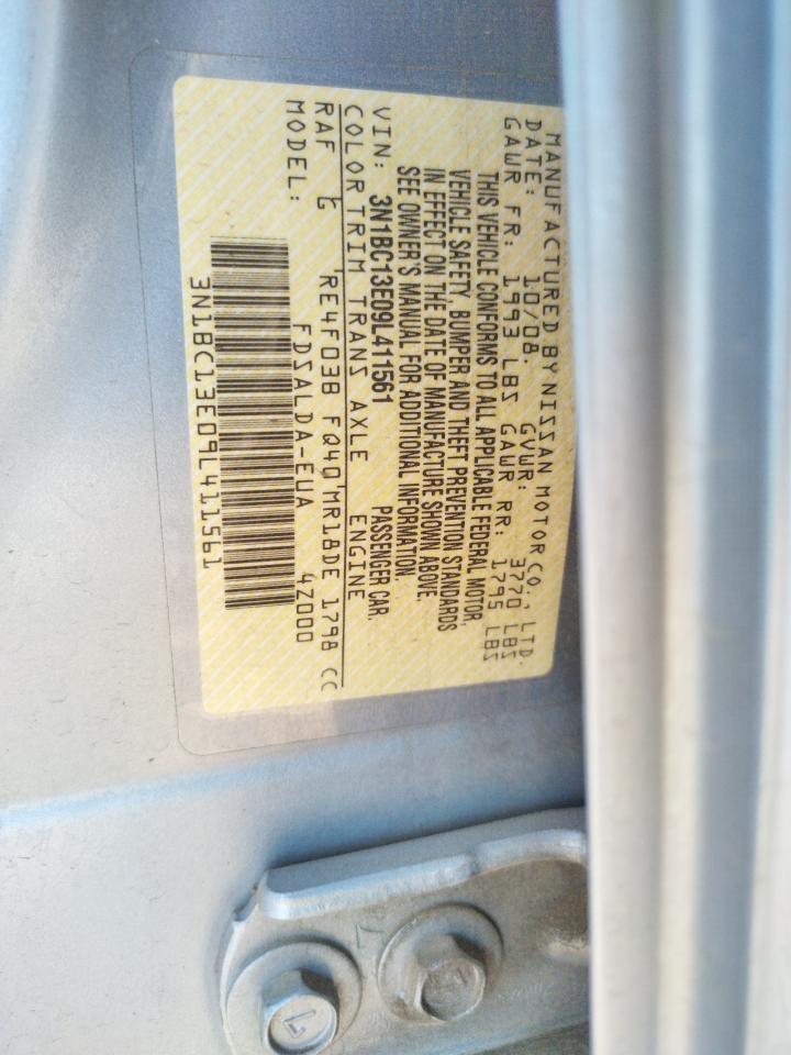 Photo 11 from auction – 2009 NISSAN VERSA S with VIN 3N1BC13E09L411561