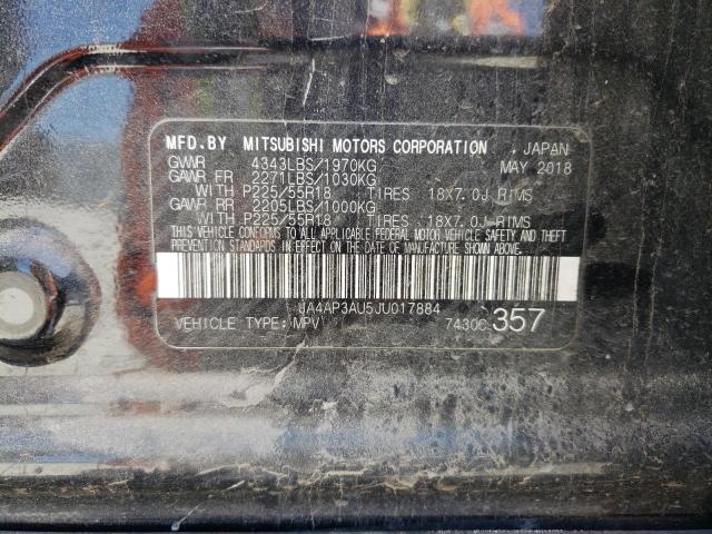 Photo 10 from auction – 2018 MITSUBISHI OUTLANDER with VIN JA4AP3AU5JU017884