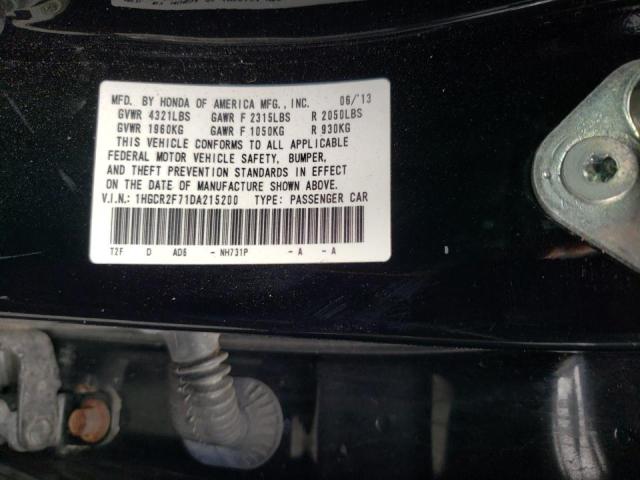 Photo 10 from auction – 2013 HONDA ACCORD EX with VIN 1HGCR2F71DA215200