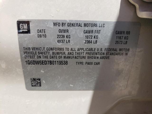 Photo 10 from auction – 2011 CADILLAC STS LUXURY with VIN 1G6DW6ED7B0119538