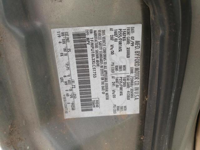 FORD EXPEDITION 1999 with VIN 1FMPU18L3XLC51753 - Photo from auction