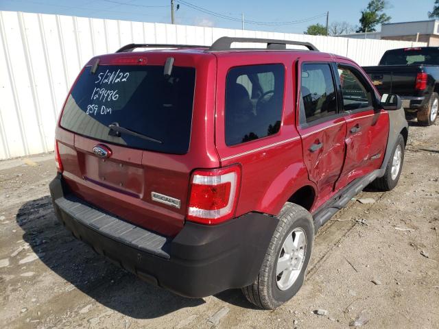 Photo 4 from auction – 2008 FORD ESCAPE XLT with VIN 1FMCU03158KA08418