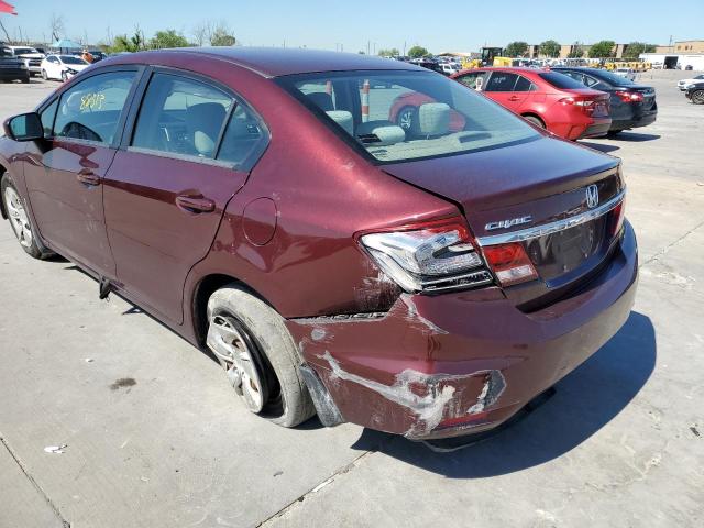Photo 9 from auction – 2014 HONDA CIVIC LX with VIN 19XFB2F51EE049905