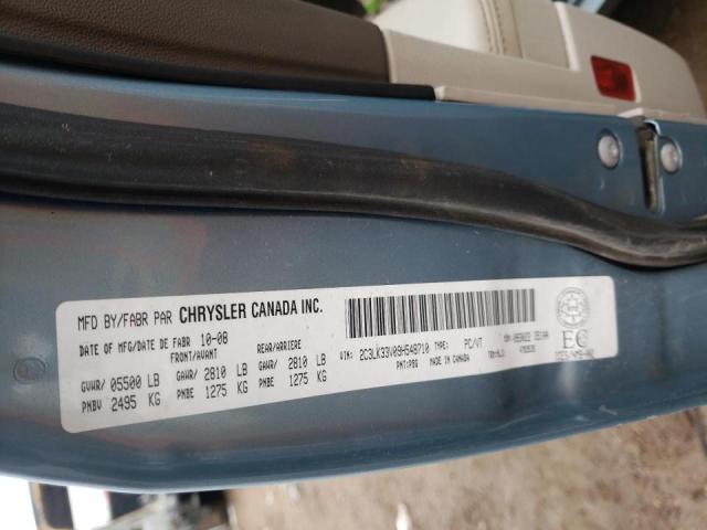 Photo 10 from auction – 2009 CHRYSLER 300 LIMITE with VIN 2C3LK33V09H548710