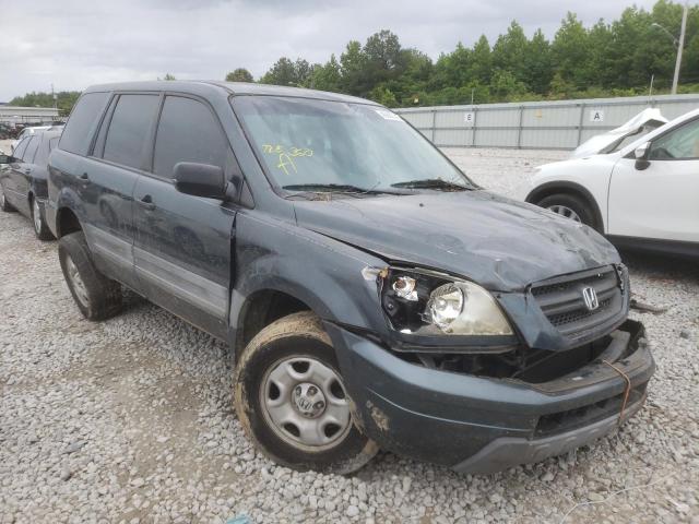HONDA PILOT LX 2004 with VIN 2HKYF18194H518704 - Photo from auction