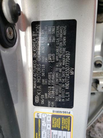 Photo 10 from auction – 2013 KIA SOUL with VIN KNDJT2A55D7770497