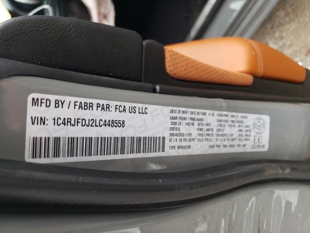 Photo 10 from auction – 2020 JEEP GRAND CHER with VIN 1C4RJFDJ2LC448558