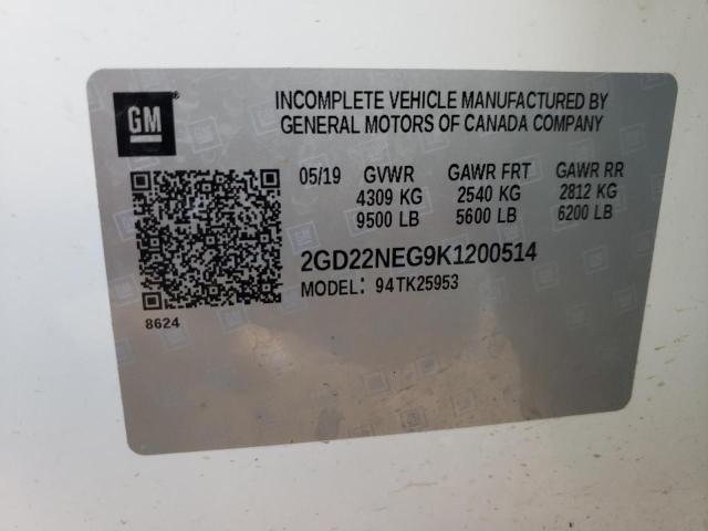 Photo 10 from auction – 2019 GMC SIERRA K25 with VIN 2GD22NEG9K1200514