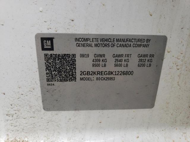 Photo 10 from auction – 2019 CHEVROLET SILVERADO with VIN 2GB2KREG8K1226800