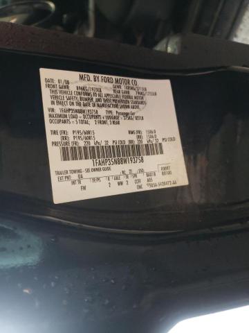 Photo 10 from auction – 2008 FORD FOCUS with VIN 1FAHP35N88W193758