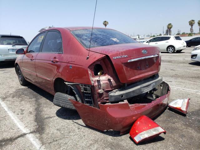 Photo 3 from auction – 2007 KIA SPECTRA EX with VIN KNAFE121375382994