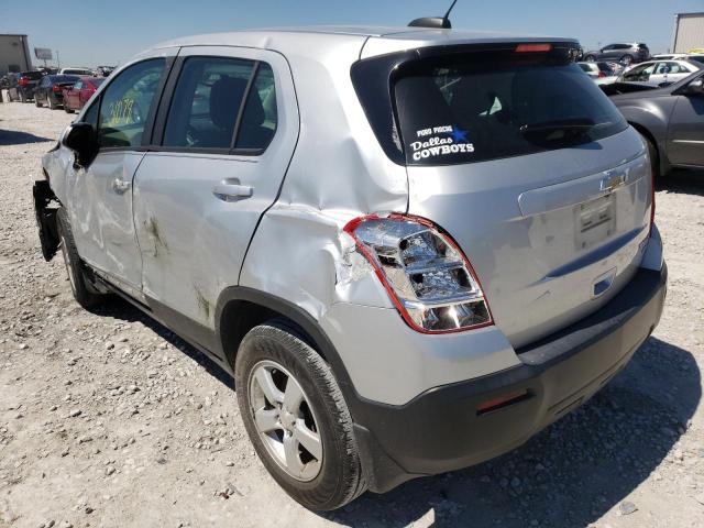Photo 3 from auction – 2016 CHEVROLET TRAX LS with VIN KL7CJNSBXGB750782