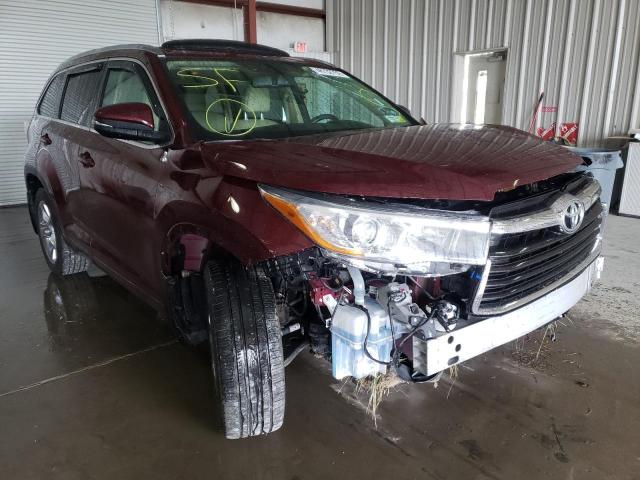 TOYOTA HIGHLANDER 2015 with VIN 5TDDKRFH9FS125064 - Photo from auction