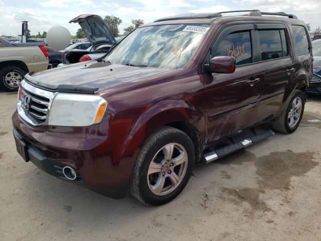 Photo 2 from auction – 2013 HONDA PILOT EXL with VIN 5FNYF3H52DB042728