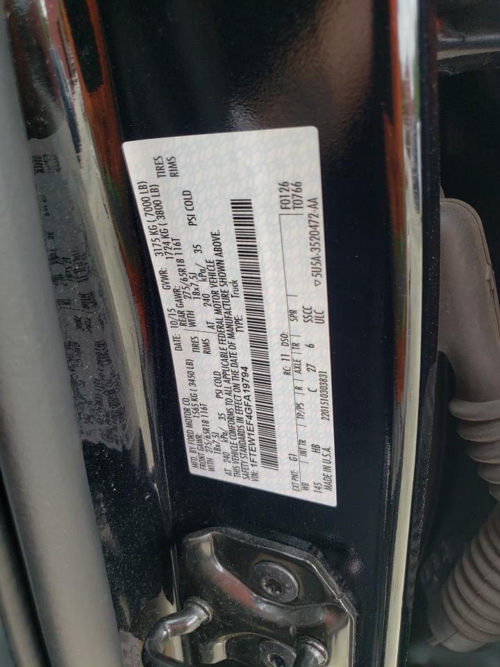 Photo 11 from auction – 2016 FORD F150 SUPER with VIN 1FTEW1EF4GFA19794