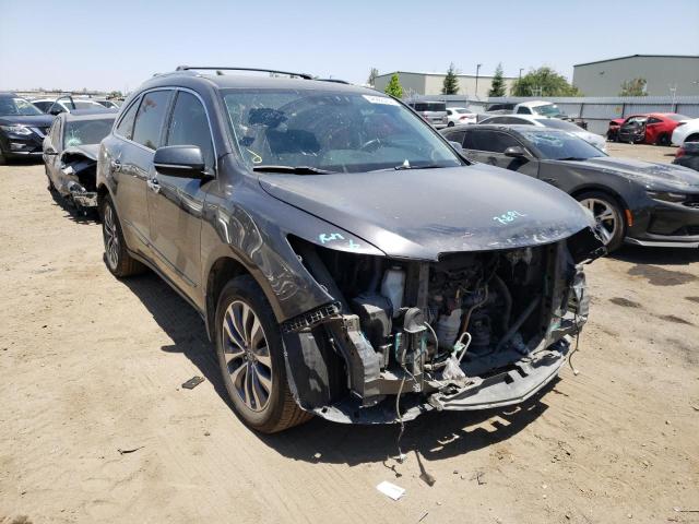 ACURA MDX TECHNO 2014 with VIN 5FRYD3H45EB014483 - Photo from auction