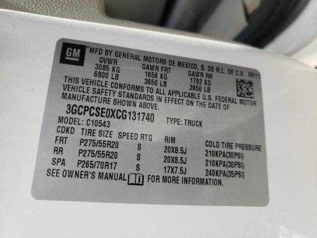 Photo 10 from auction – 2012 CHEVROLET SILVERADO with VIN 3GCPCSE0XCG131740