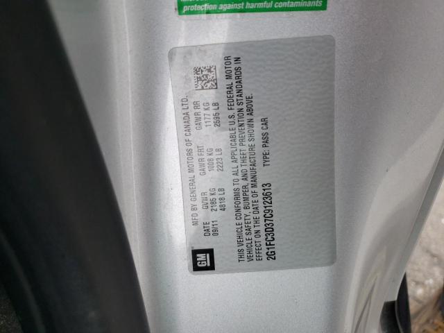 Photo 10 from auction – 2012 CHEVROLET CAMARO LT with VIN 2G1FC3D37C9123613