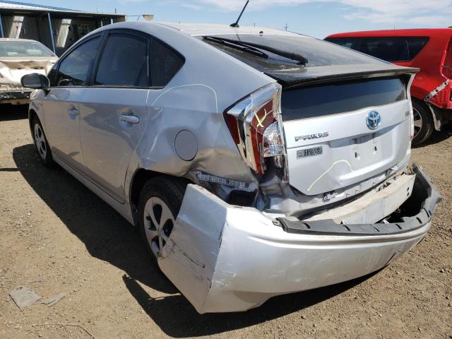 Photo 3 from auction – 2014 TOYOTA PRIUS with VIN JTDKN3DU5E0376273