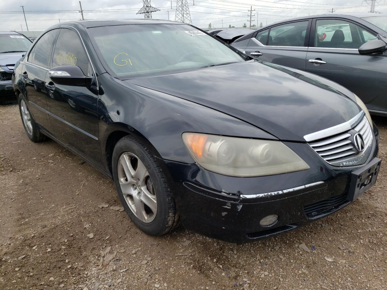 ACURA RL 2008 with VIN JH4KB16618C003552 - Photo from auction