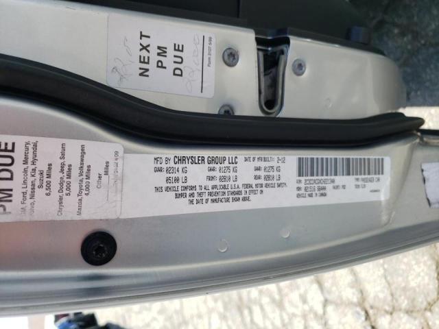 Photo 10 from auction – 2012 CHRYSLER 300 LIMITE with VIN 2C3CCACGXCH221340