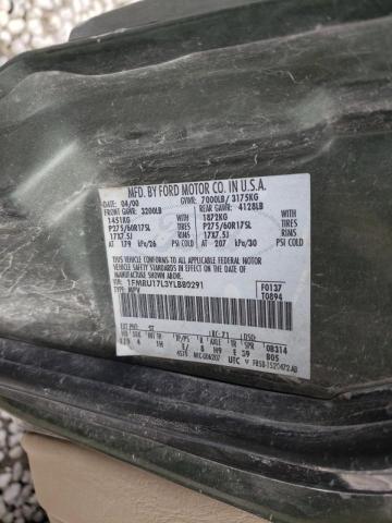 Photo 10 from auction – 2000 FORD EXPEDITION with VIN 1FMRU17L3YLB80291