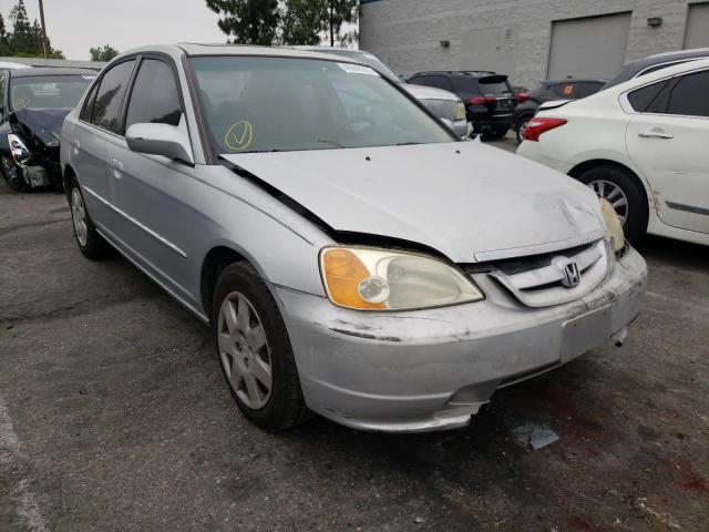 HONDA CIVIC EX 2002 with VIN 2HGES26722H546427 - Photo from auction