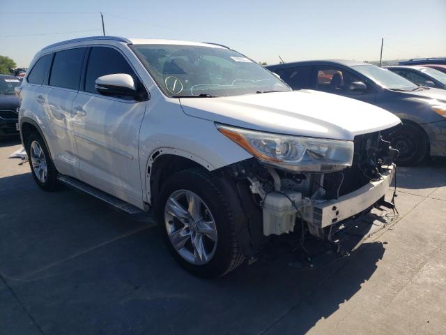 TOYOTA HIGHLANDER 2015 with VIN 5TDYKRFHXFS064745 - Photo from auction