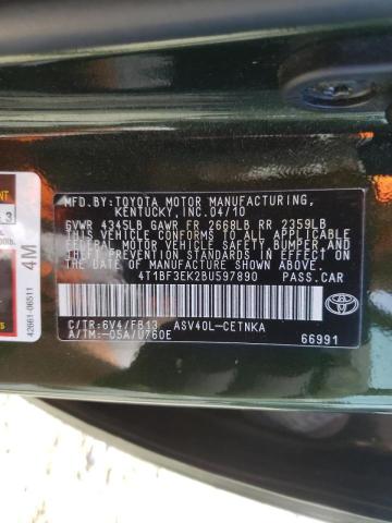 Photo 10 from auction – 2011 TOYOTA CAMRY BASE with VIN 4T1BF3EK2BU597890