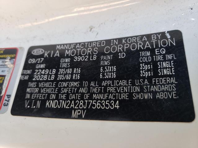 Photo 10 from auction – 2018 KIA SOUL with VIN KNDJN2A28J7563534